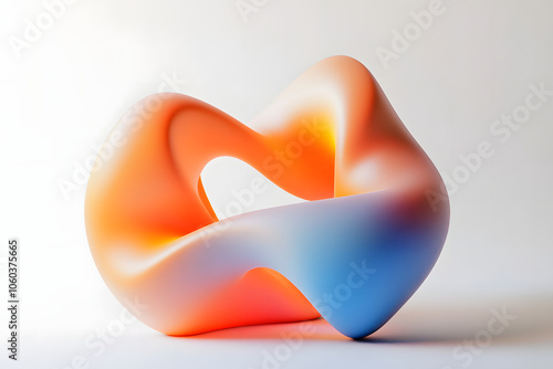 Captivating Mix of Soft Waves and Abstract Marble Patterns , 3d render abstract image smooth and photorealistic compositions photo