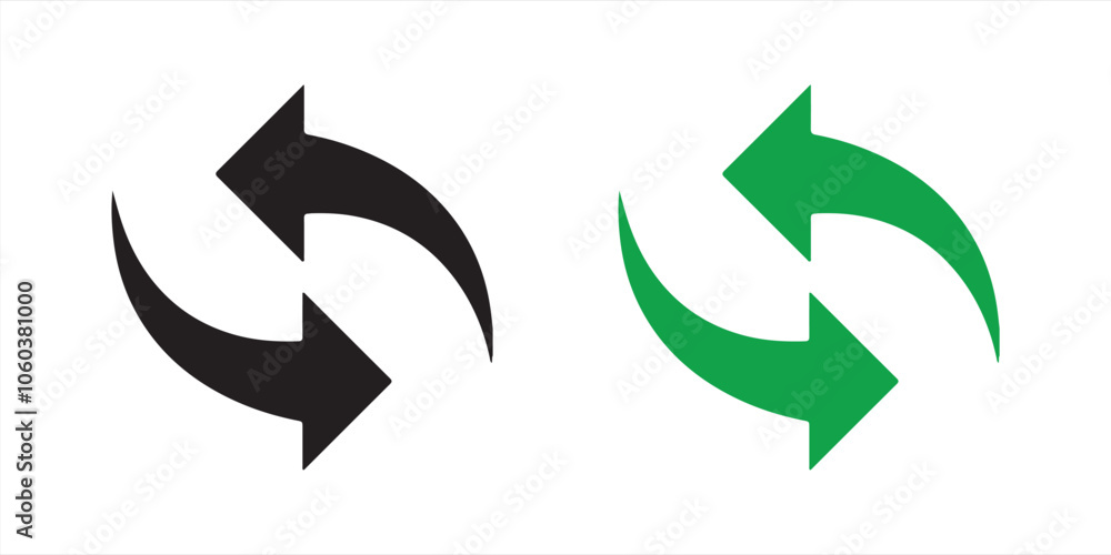Refresh icons set. Reload icon vector. Update icon. convert icon Refresh icons set. Reload icon vector. Update icon. convert icon