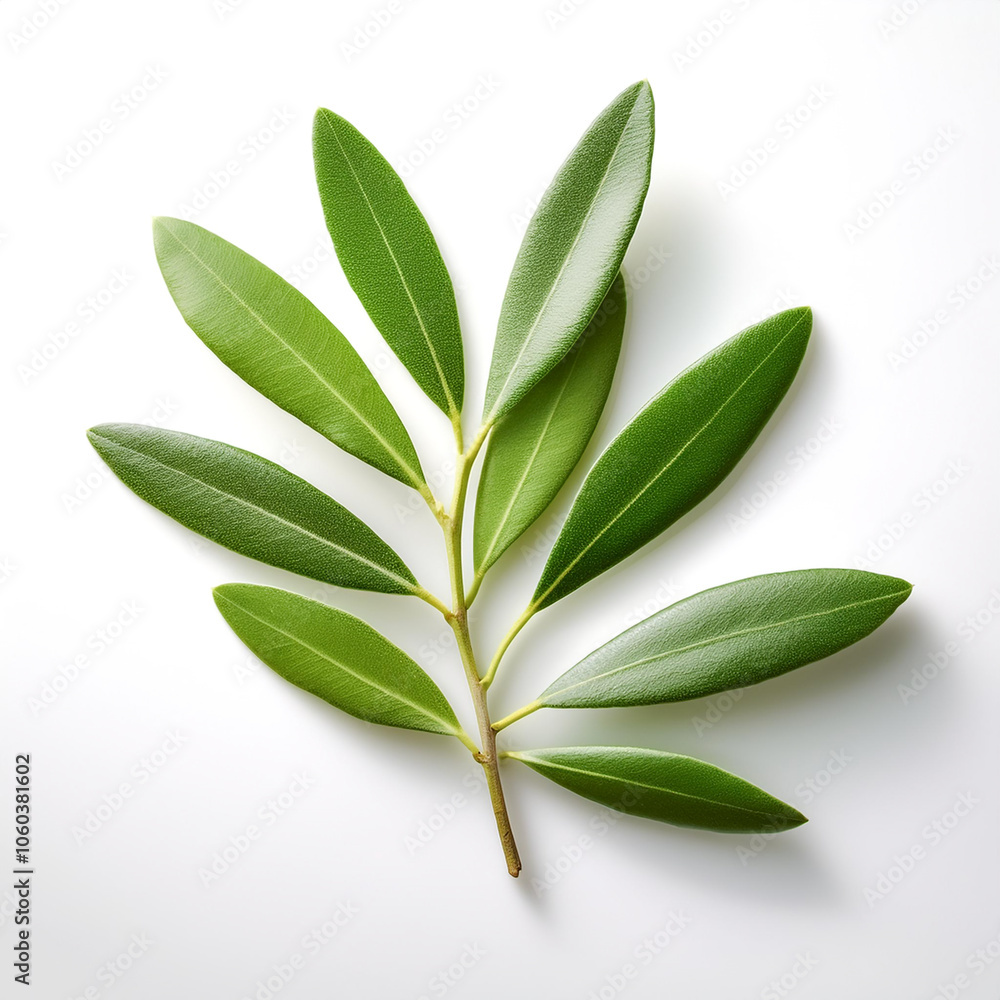 Olive Leaf isolated white background Olive Leaf isolated white background