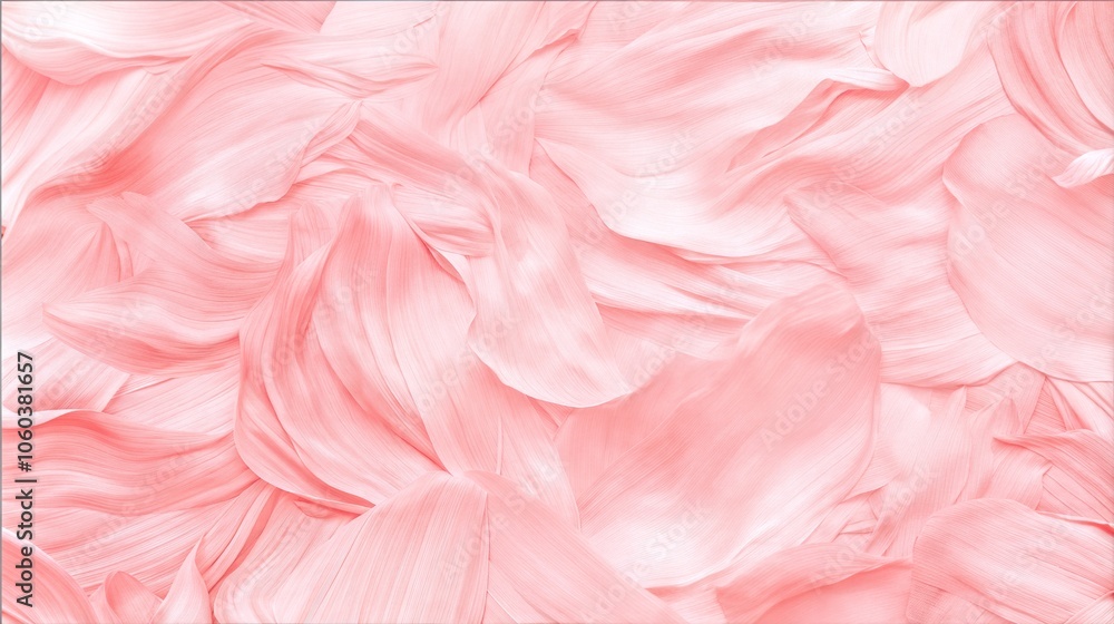 Fototapeta premium Soft Pink Petals Background, Delicate Floral Texture, Light Pastel Tones, Nature-Inspired Design
