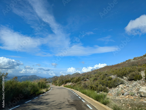 view, landscape, mountains, nature, autumn, sky, clouds, spain,