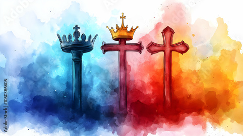 Watercolor Illustration of ...