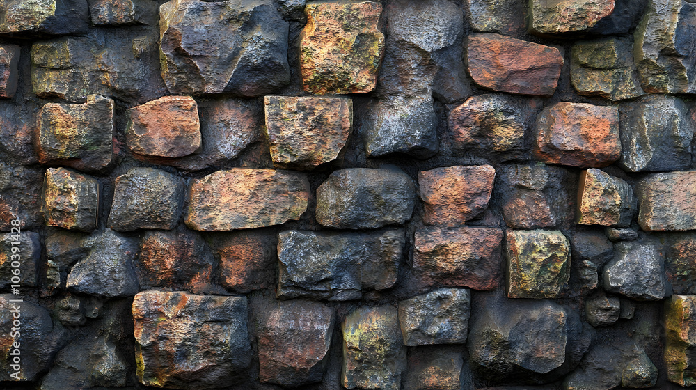 Close-up of textured brick wall with a softly blurred background Close-up of textured brick wall with a softly blurred background