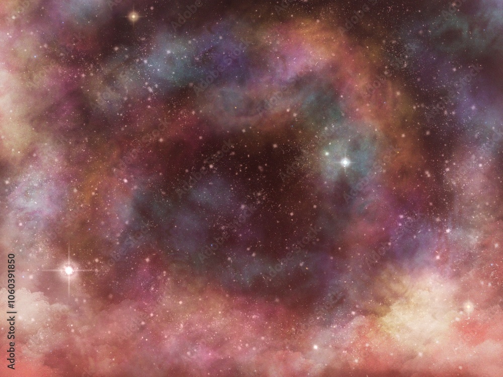 Fototapeta premium Fantastic Star Sky