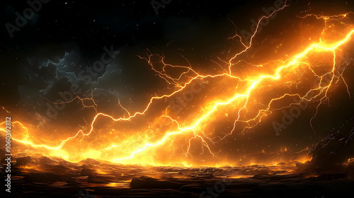 Lightning Strikes Volcanic ...