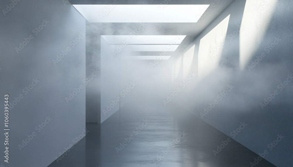Fototapeta premium Minimalist and unique interior design in the house