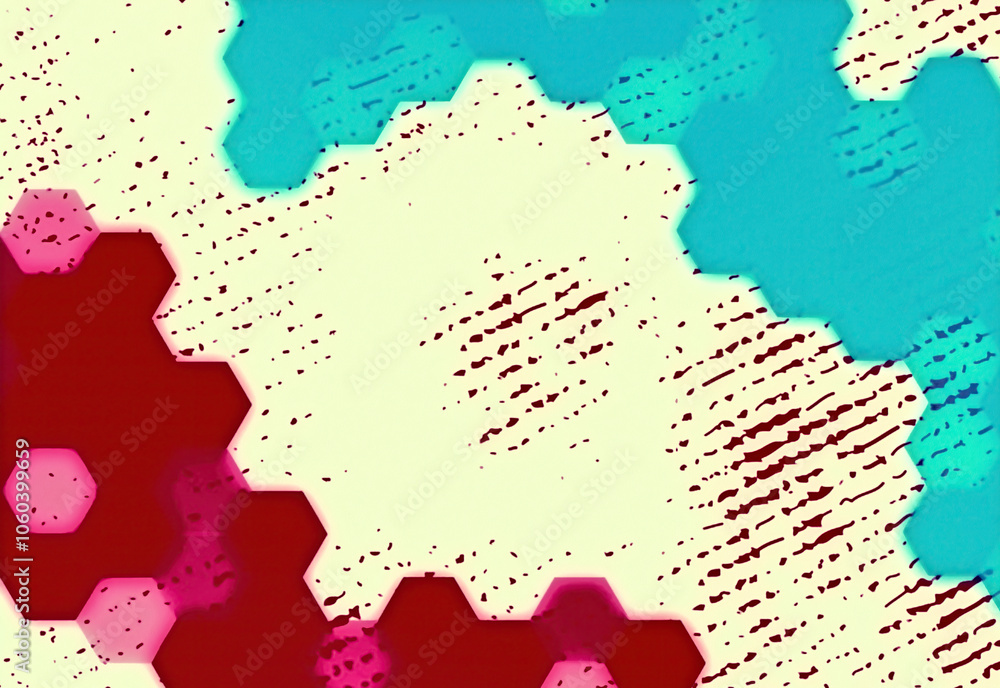 Obraz premium Honeycomb geometry Armor texture Brush background