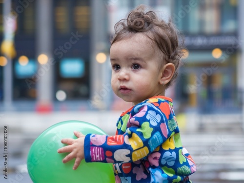 baby with ball