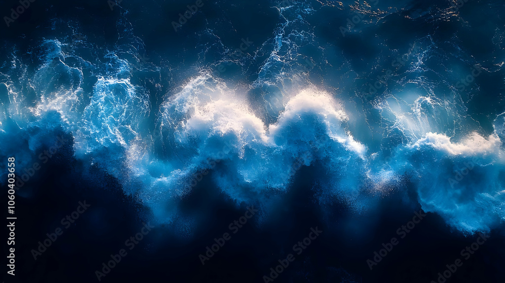 Ocean Waves Aerial View Photo Ocean Waves Aerial View Photo