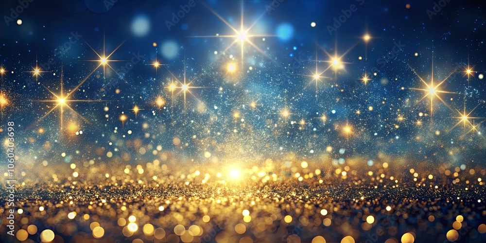 A celestial panorama of sparkling stardust and a shimmering golden surface, illuminated by a constellation of twinkling stars. A celestial panorama of sparkling stardust and a shimmering golden surface, illuminated by a constellation of twinkling stars.