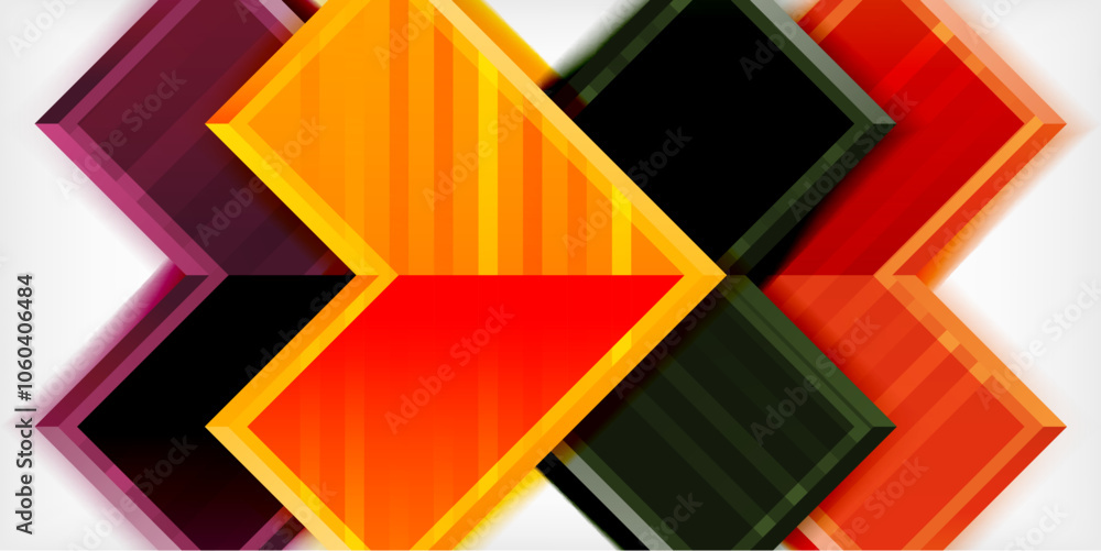 Arrow symbols created with 3d effects and line texture geometric abstract background Arrow symbols created with 3d effects and line texture geometric abstract background
