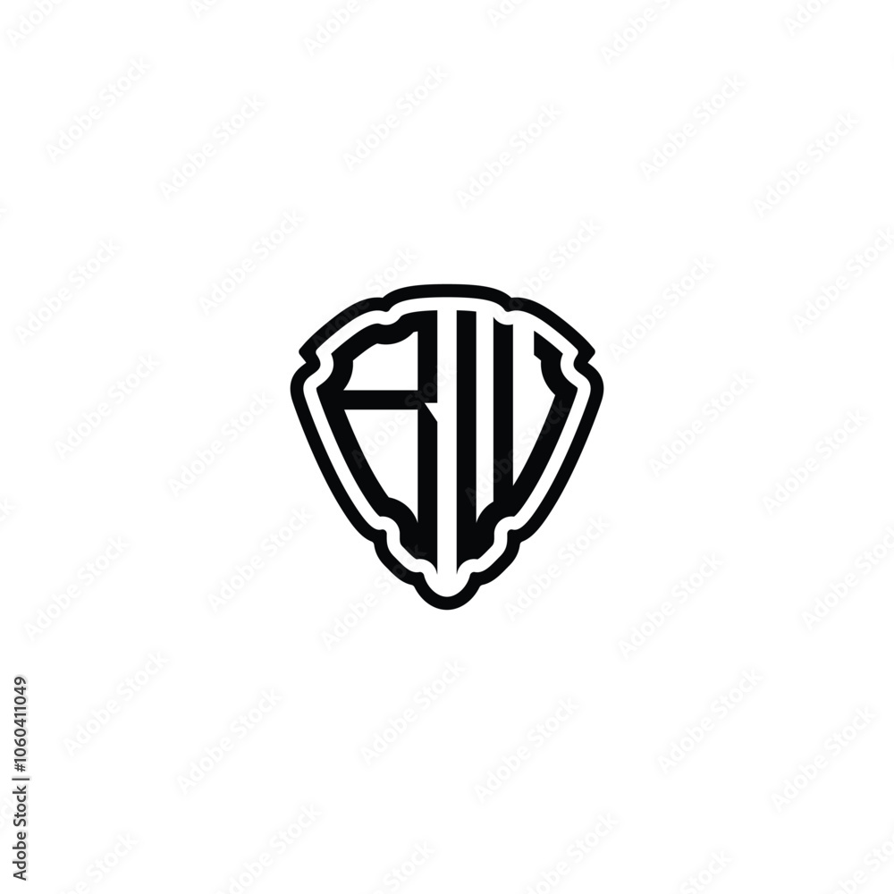 BW monogram logo design letter text name symbol monochrome logotype alphabet character simple logo BW monogram logo design letter text name symbol monochrome logotype alphabet character simple logo
