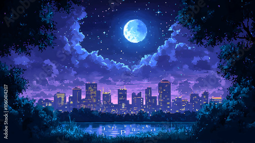 Night Cityscape Illustratio...