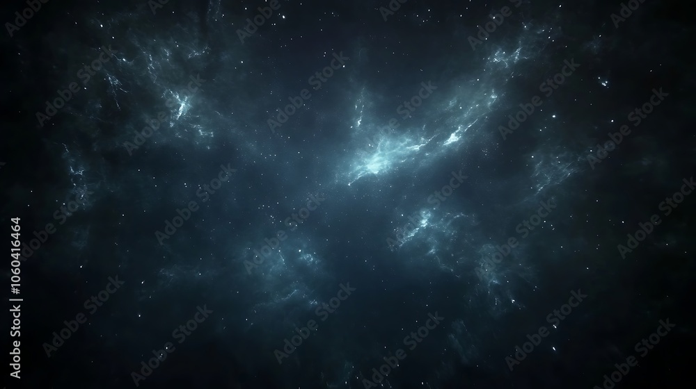 Fototapeta premium Space Nebula Background Simple Neutral Background with Free Space for Design