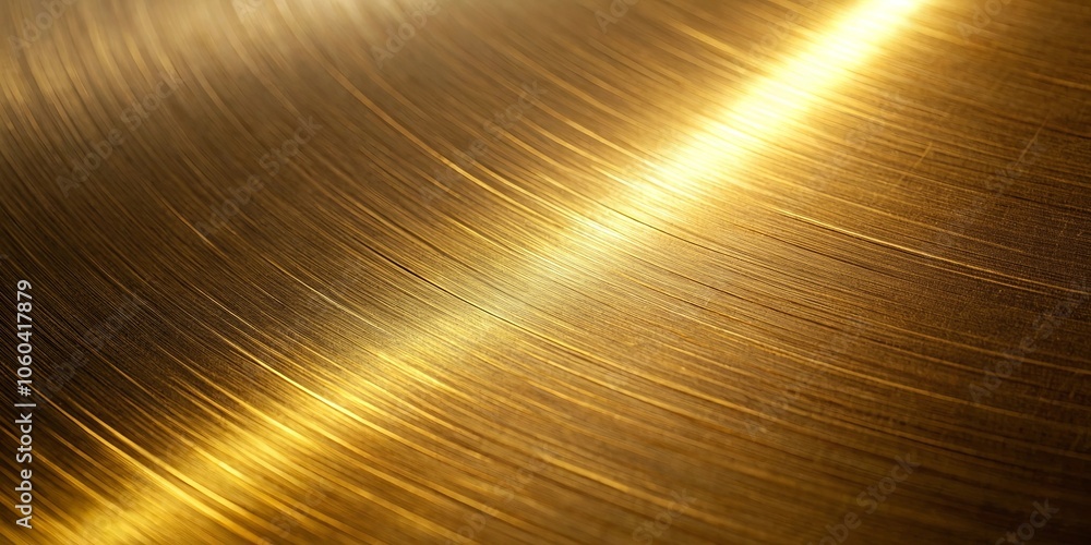 A Close-Up of a Golden Surface with a Soft, Light-Catching Gradient, Evoking a Sense of Opulence and Luxury