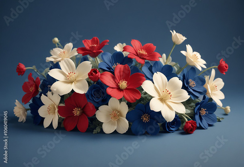 beautiful flowers photo generative ai