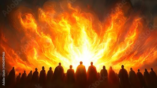 Fiery Sky Illustration -  S...