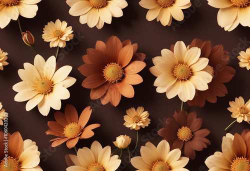 beautiful flowers photo generative ai