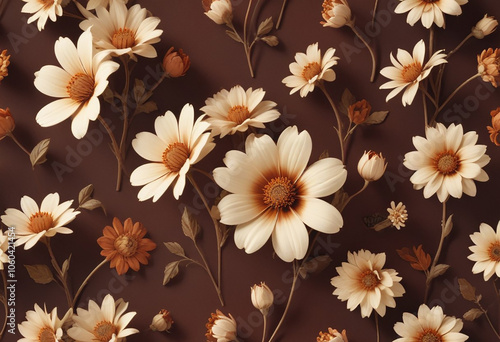 beautiful flowers photo generative ai