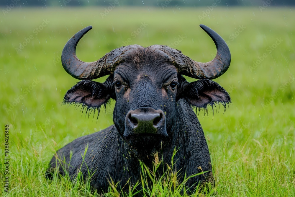 Naklejka premium Lesser Sandhill Crane - Merced NWR, Los Banos. Beautiful simple AI generated image