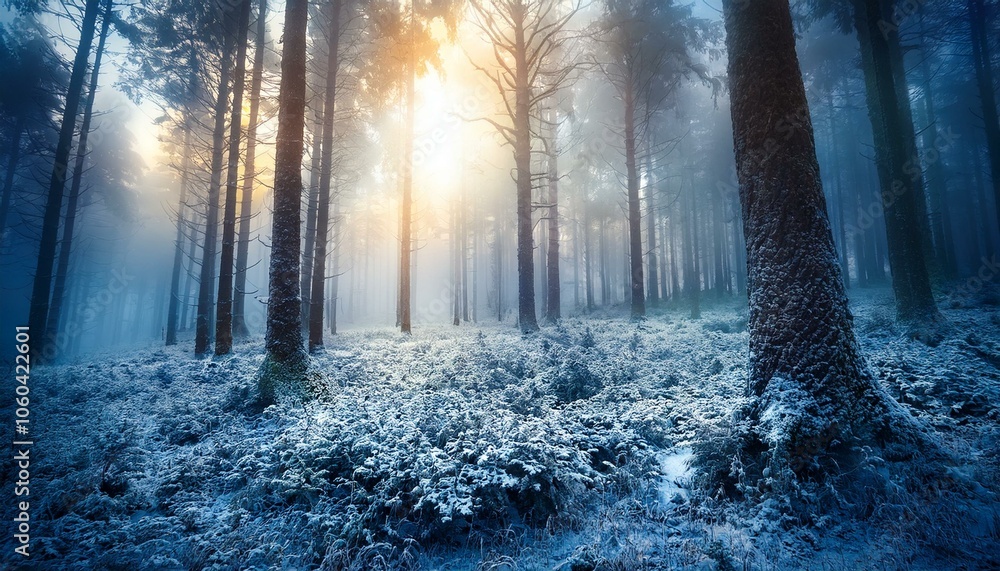 Fototapeta premium morning in the forest