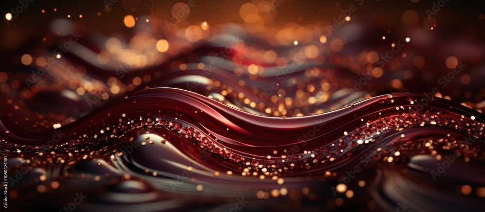 Abstract waves of rich colors and shimmering lights creating a dynamic visual experience. Abstract waves of rich colors and shimmering lights creating a dynamic visual experience.