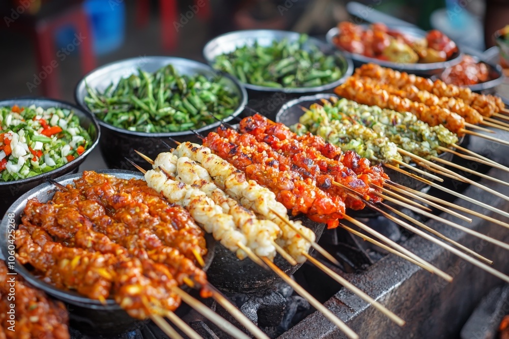 Indonesian Satay Food Menu created with Generative AI Indonesian Satay Food Menu created with Generative AI