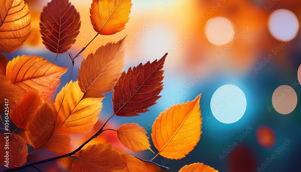 Obraz premium autumn leaves background