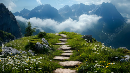 Stone Path Leading Up to Mo...