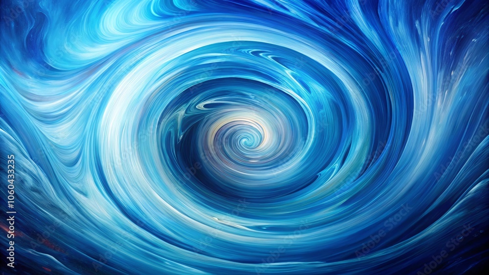 A swirling vortex of blue hues, an abstract symphony of color and motion, where the lines dance and the center beckons the eye A swirling vortex of blue hues, an abstract symphony of color and motion, where the lines dance and the center beckons the eye
