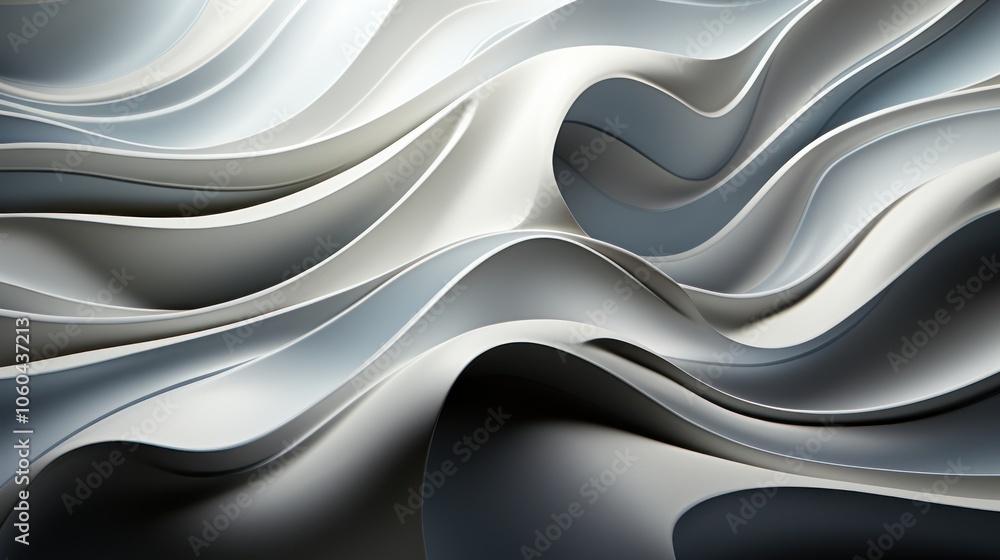 Abstract waves in shades of gray, creating a fluid, dynamic visual effect. Abstract waves in shades of gray, creating a fluid, dynamic visual effect.