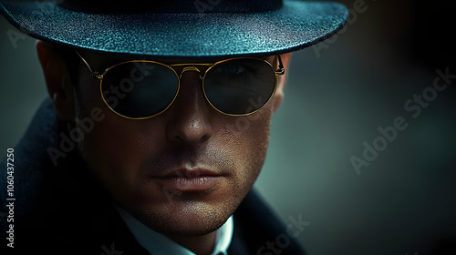 Close-up Portrait of a Man ...