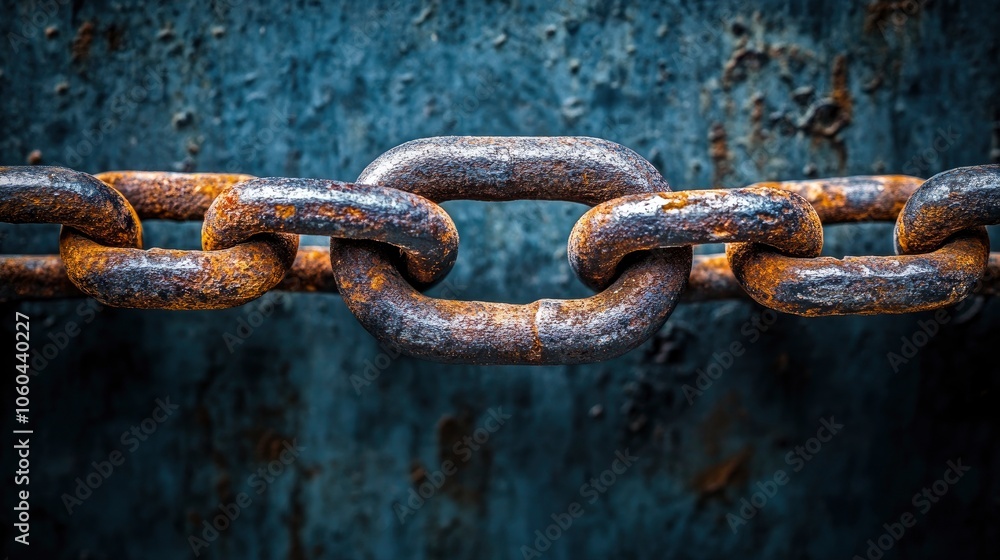 Rusty Chain Close Up Rusty Chain Close Up