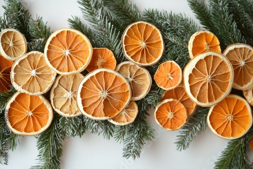 Dried Orange Garlands Christmas diy handmade eco sustainable minimal decor 