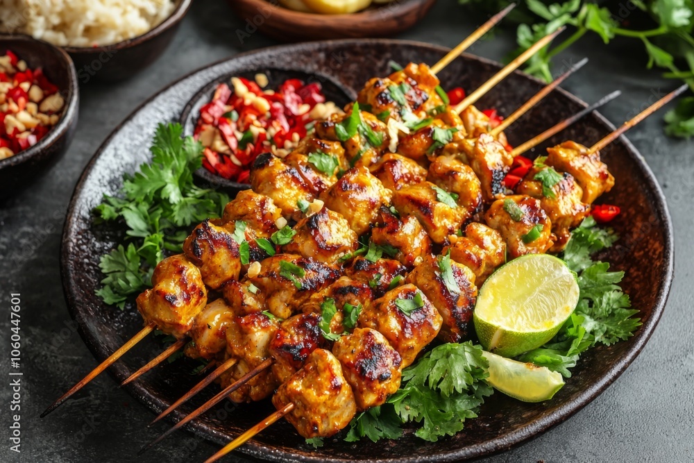 Indonesian Satay Food Menu created with Generative AI Indonesian Satay Food Menu created with Generative AI