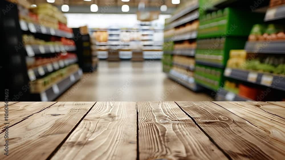 Grocery Store Aisle Display Mockup Grocery Store Aisle Display Mockup