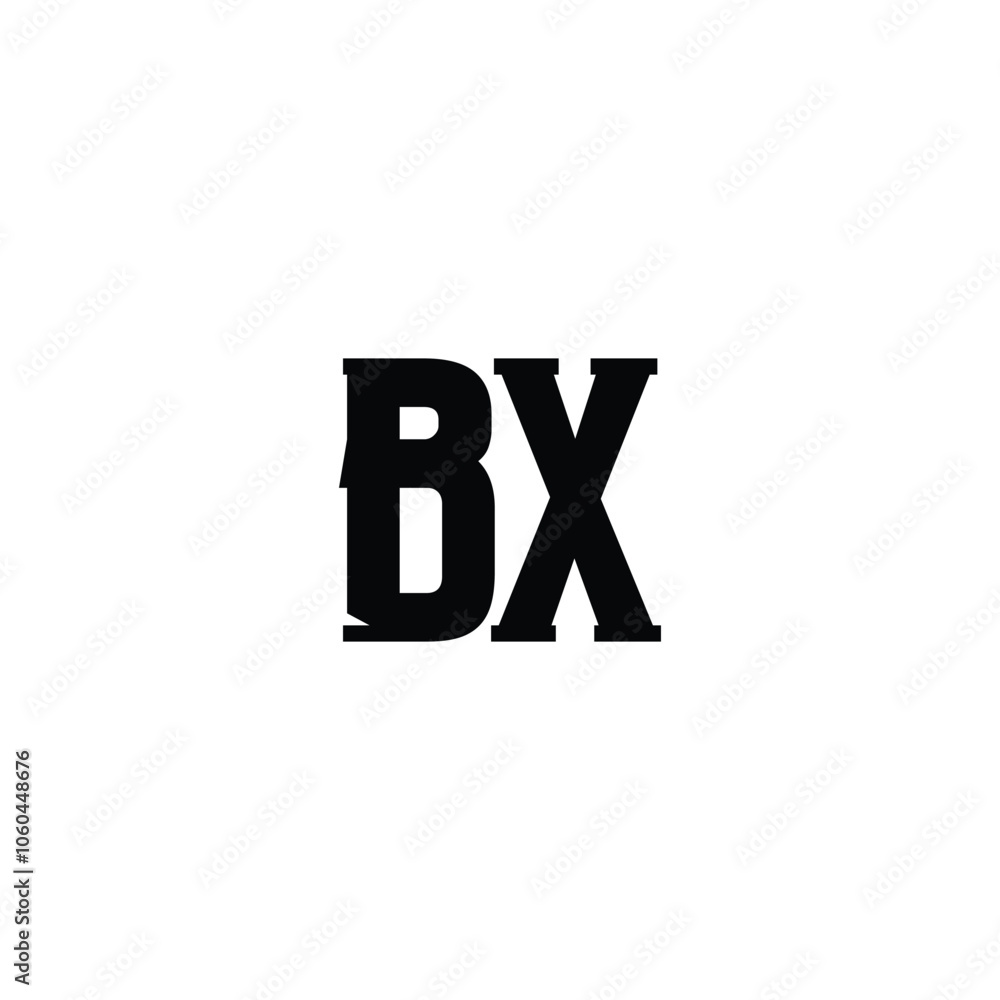 BX monogram logo design letter text name symbol monochrome logotype alphabet character simple logo BX monogram logo design letter text name symbol monochrome logotype alphabet character simple logo