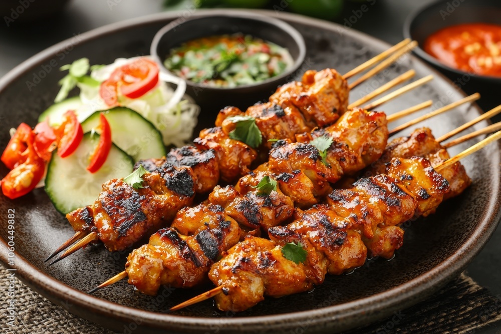Indonesian Satay Food Menu created with Generative AI Indonesian Satay Food Menu created with Generative AI