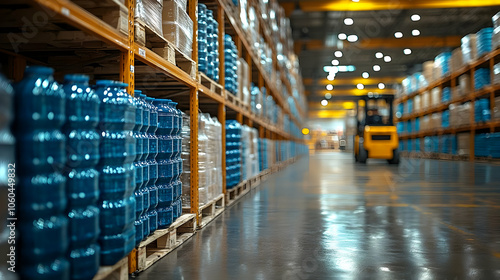 Warehouse Interior with Wat...
