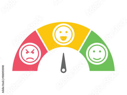 indicator emoticons with different emotions design vector on transparent background