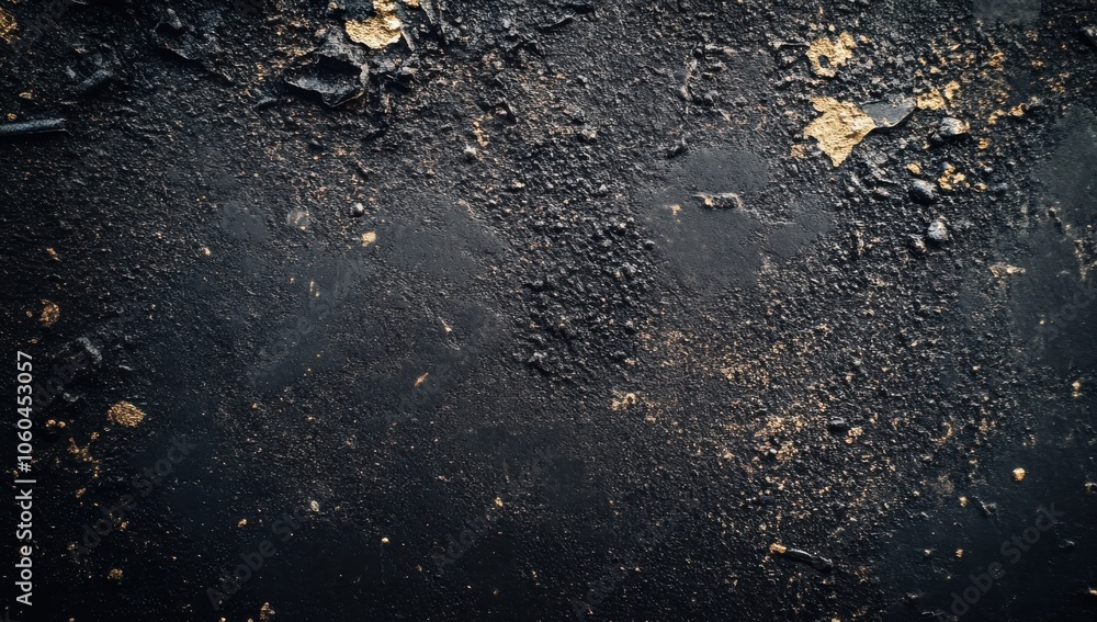 Obraz premium Textured Black Grunge Background with Dark, Distressed Details
