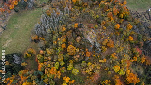 autumn in the mountains.Czech Republic, Prysk, Stredni vrch photo