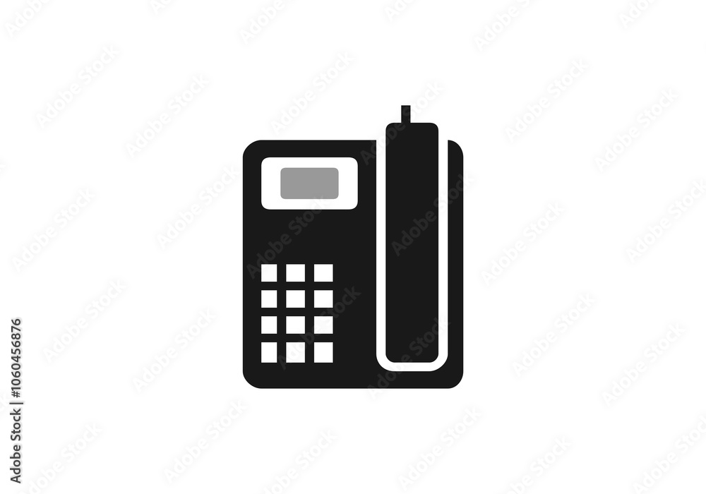 home phone icon design template logo icon vector illustration home phone icon design template logo icon vector illustration