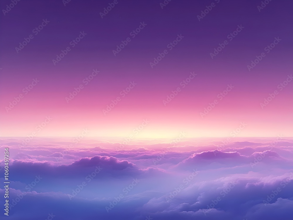 A stunning gradient of colors at twilight, showcasing soft purple and pink hues blending seamlessly across the sky, creating a serene, dreamlike atmosphere above the clouds. A stunning gradient of colors at twilight, showcasing soft purple and pink hues blending seamlessly across the sky, creating a serene, dreamlike atmosphere above the clouds.