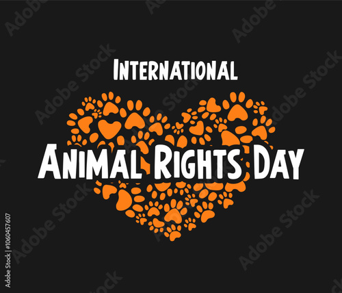 International Animal Rights Day. Observed each year during December Animal Rights protection concept. For banner, Holiday, poster, card, logo and background design