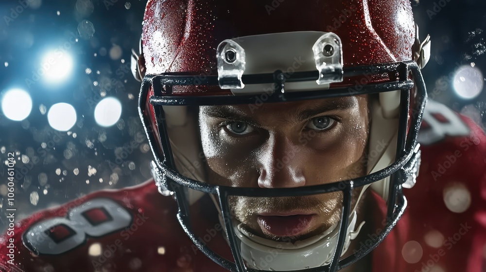 A close-up of a professional athlete in action during a game, capturing the intensity of the moment. A close-up of a professional athlete in action during a game, capturing the intensity of the moment.