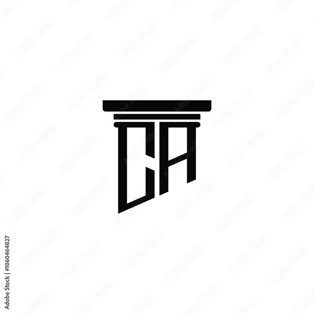 CA monogram logo design letter text name symbol monochrome logotype alphabet character simple logo CA monogram logo design letter text name symbol monochrome logotype alphabet character simple logo
