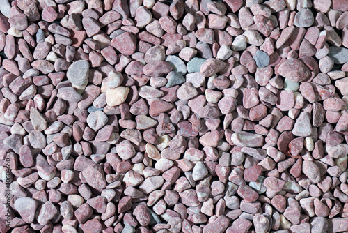 White stones textures. fine gravel
