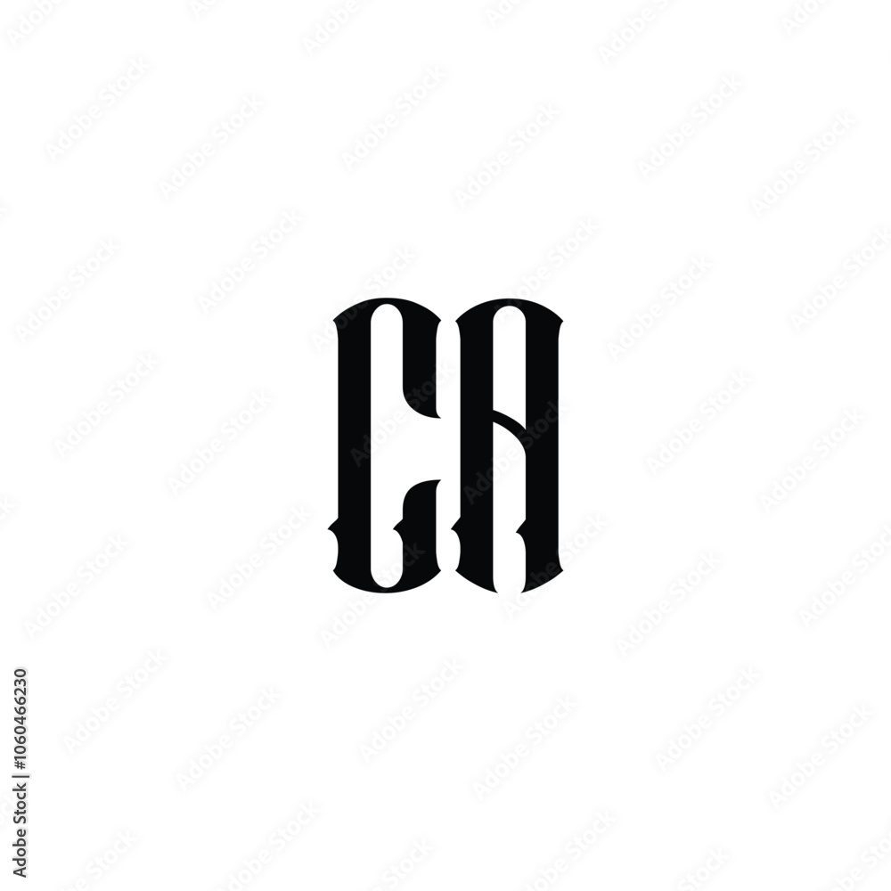 CA monogram logo design letter text name symbol monochrome logotype alphabet character simple logo CA monogram logo design letter text name symbol monochrome logotype alphabet character simple logo