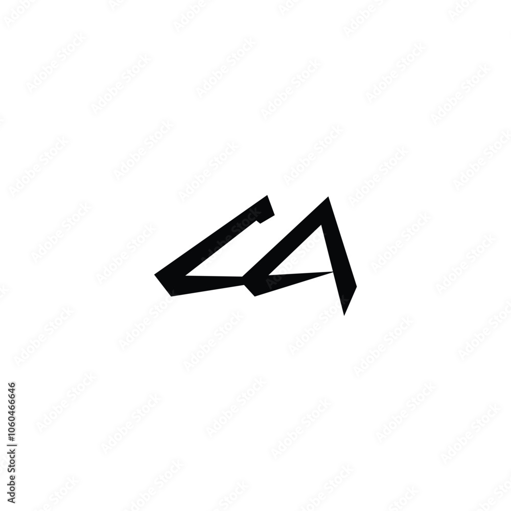 CA monogram logo design letter text name symbol monochrome logotype alphabet character simple logo CA monogram logo design letter text name symbol monochrome logotype alphabet character simple logo